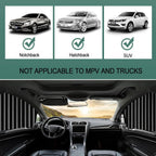 Foldable Magnetic Car Window Curtains | UV Protection | Heat Reduction | Privacy | Pack of 4