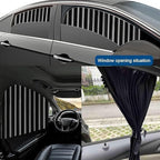 Foldable Magnetic Car Window Curtains | UV Protection | Heat Reduction | Privacy | Pack of 4